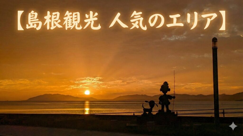 島根観光で人気のエリアランキング