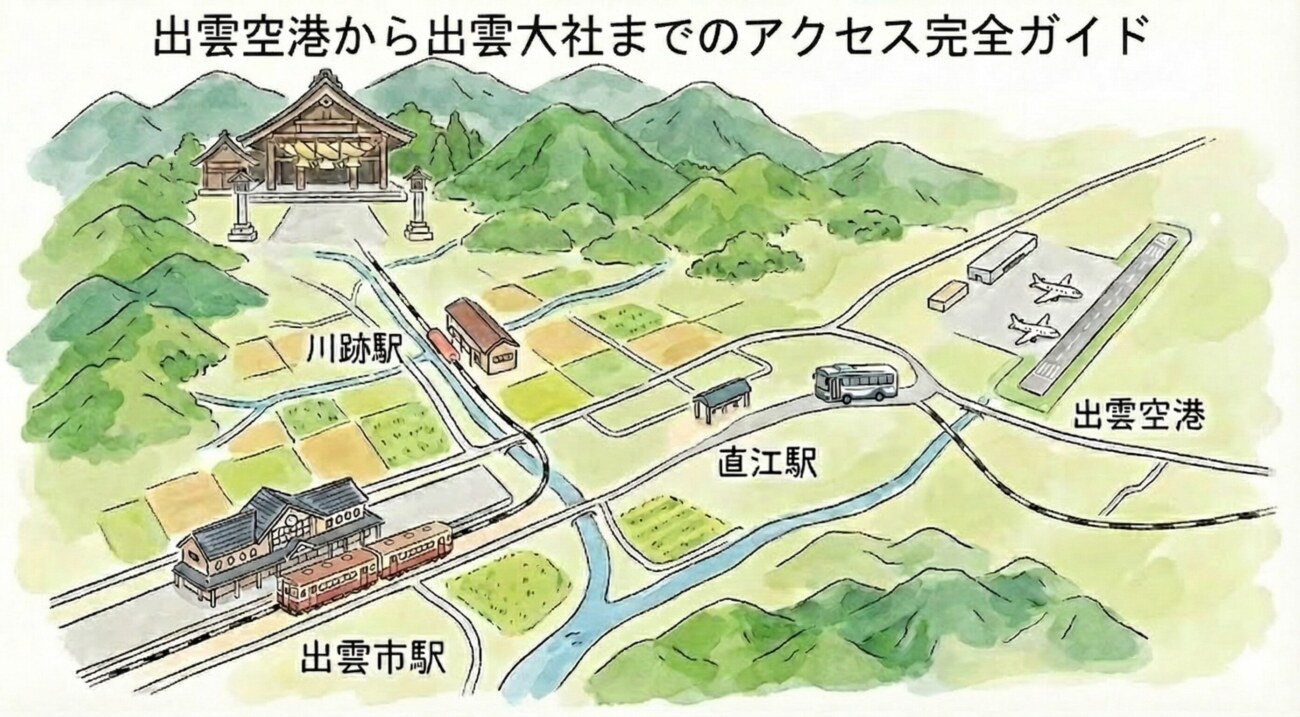 出雲空港から出雲大社までのアクセス完全ガイド