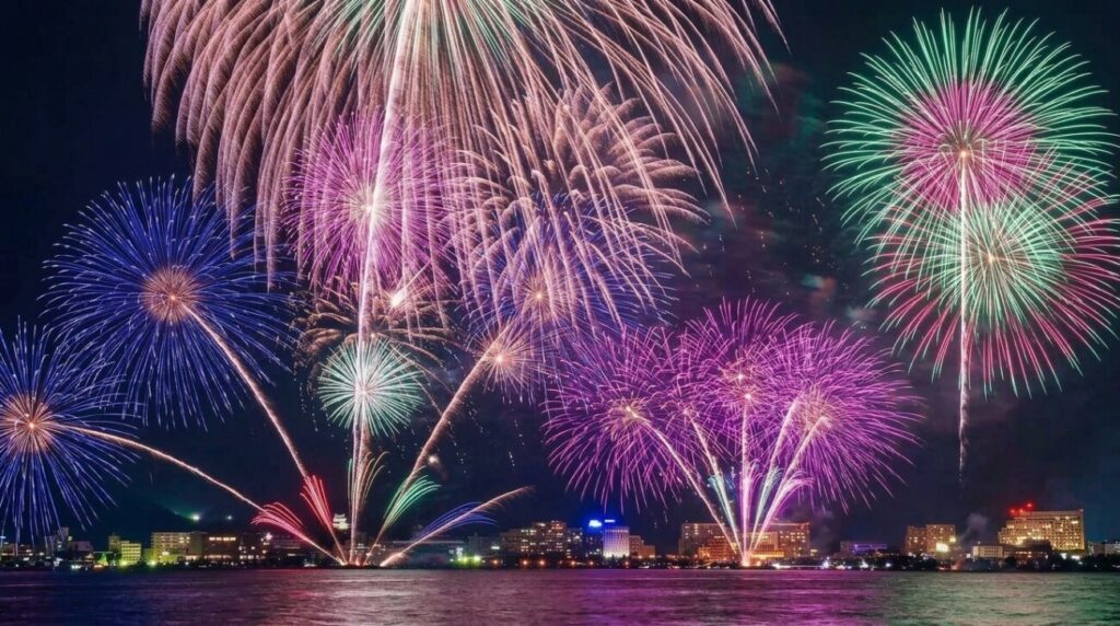 松江水郷祭　花火大会