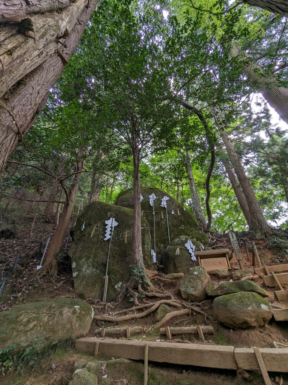 須我神社奥宮 夫婦岩