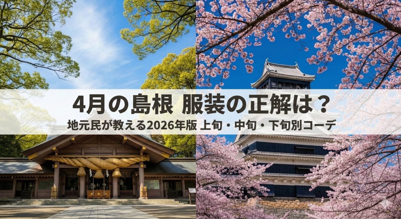 4月の島根観光 気候とおすすめの服装