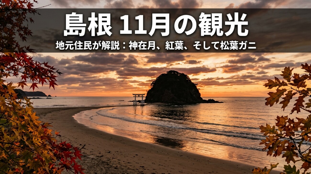 【2026年】島根11月の観光｜神在月・紅葉・松葉ガニを現地在住者が解説！