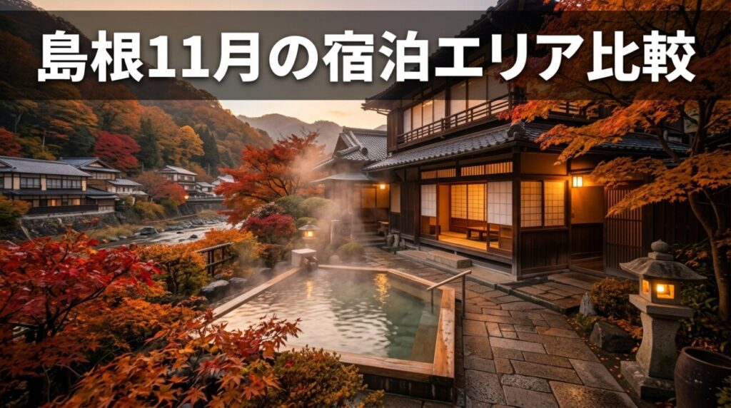 島根11月ホテル・宿おすすめ｜神在祭・混雑回避で選ぶエリア別比較