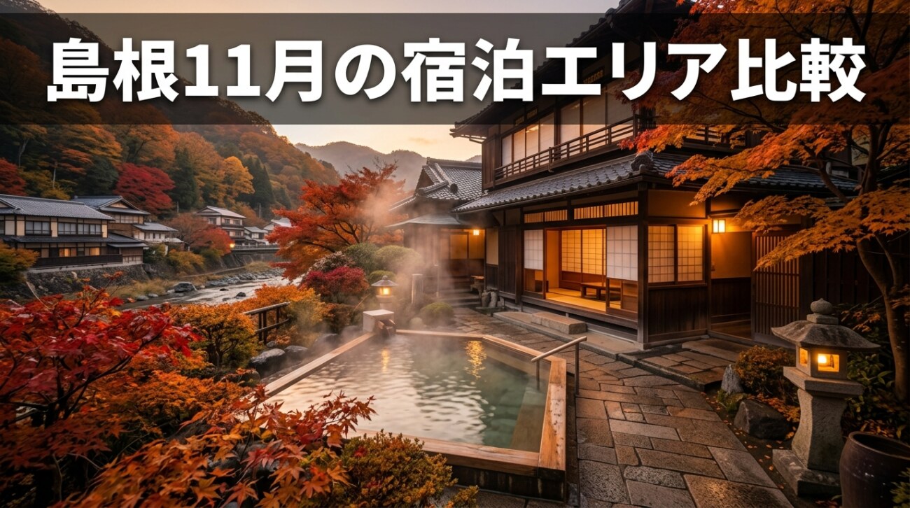 島根11月ホテル・宿おすすめ｜神在祭・混雑回避で選ぶエリア別比較