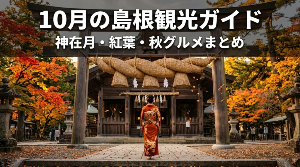 【2026年最新】10月の島根観光｜神在月・紅葉・服装・イベント完全ガイド