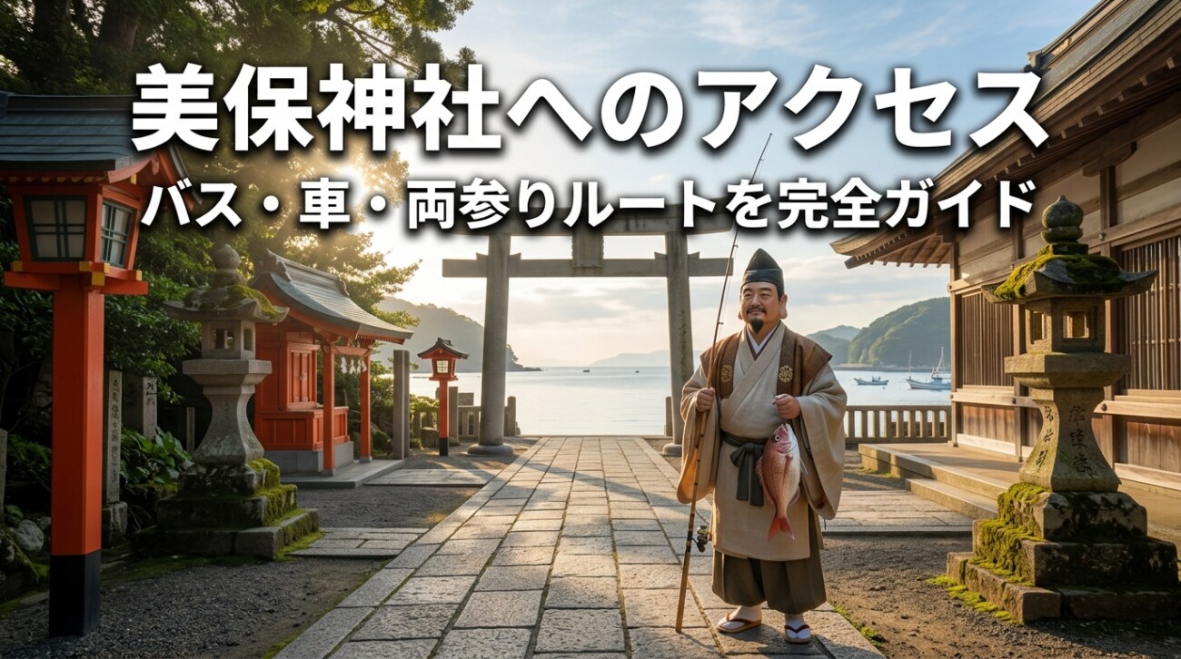 美保神社へのアクセス完全ガイド｜松江駅からのバス・駐車場・出雲大社両参りまで解説