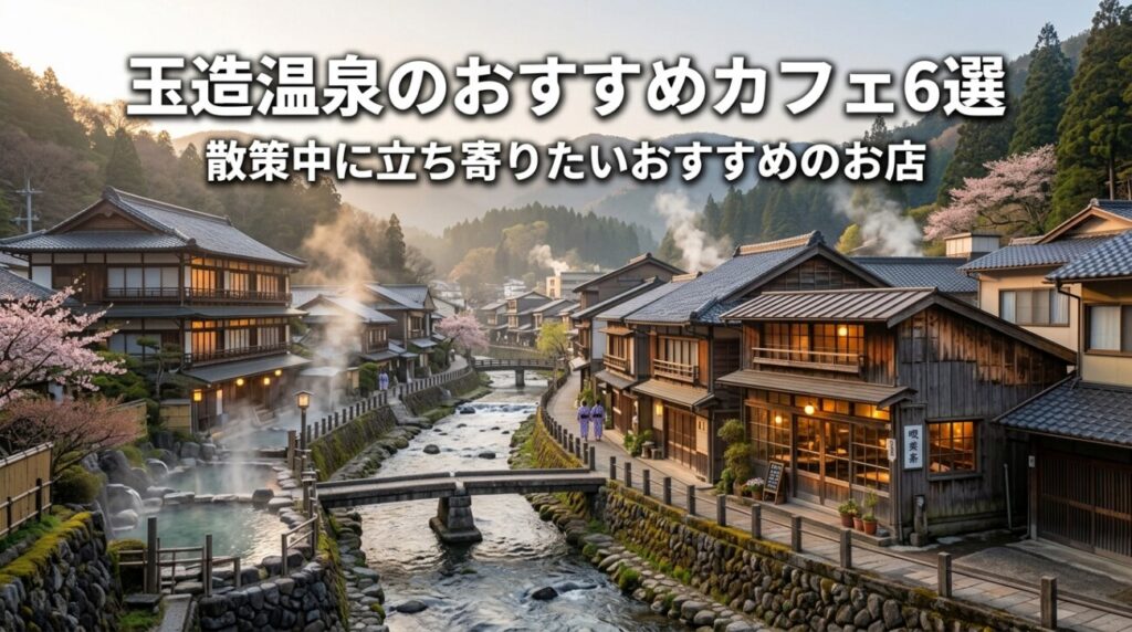 玉造温泉のおすすめカフェ6選｜散策中に寄れる温泉街内＆車で5分の穴場まで紹介