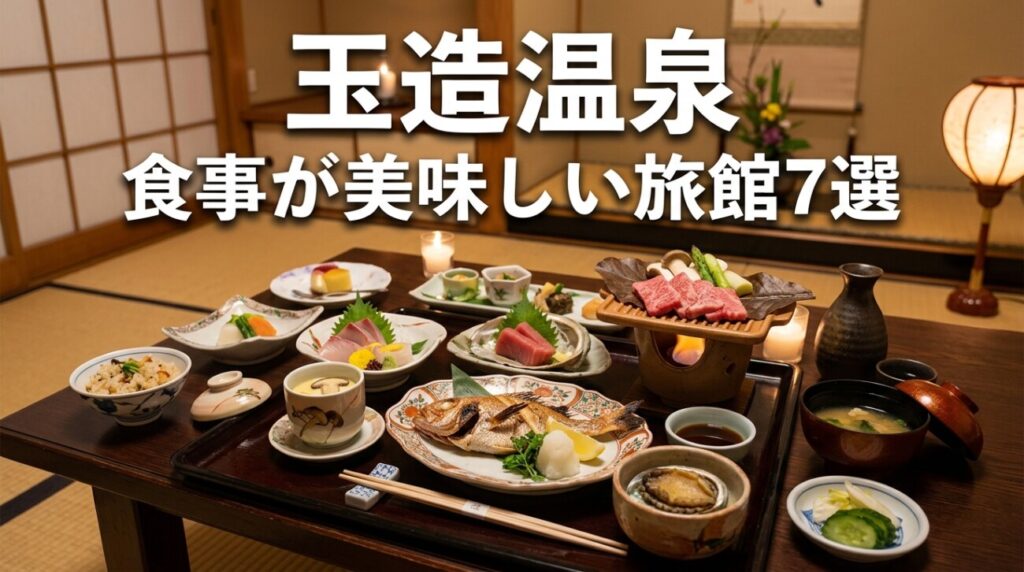 玉造温泉で食事が美味しい旅館7選｜のどぐろ・島根和牛・会席を楽しむ宿