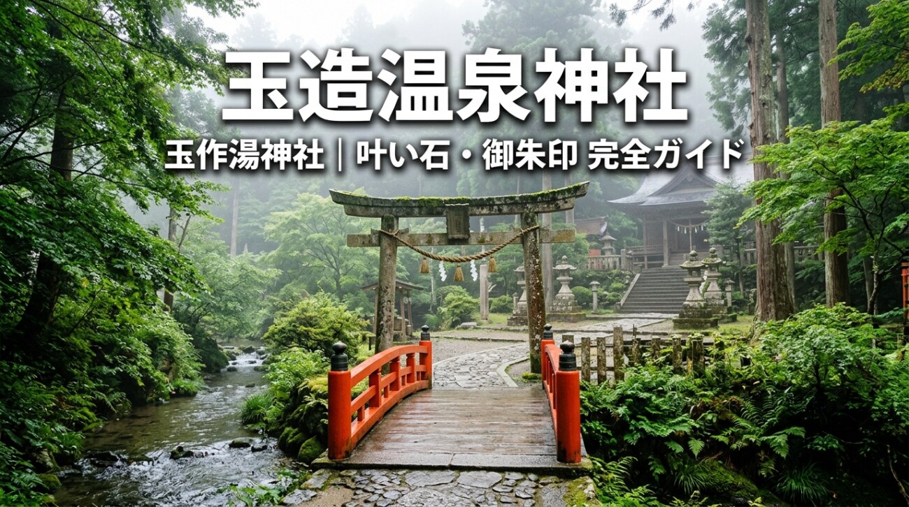 玉造温泉の縁結び神社【玉作湯神社】叶い石の作り方・御朱印・八重垣神社へのアクセスまとめ