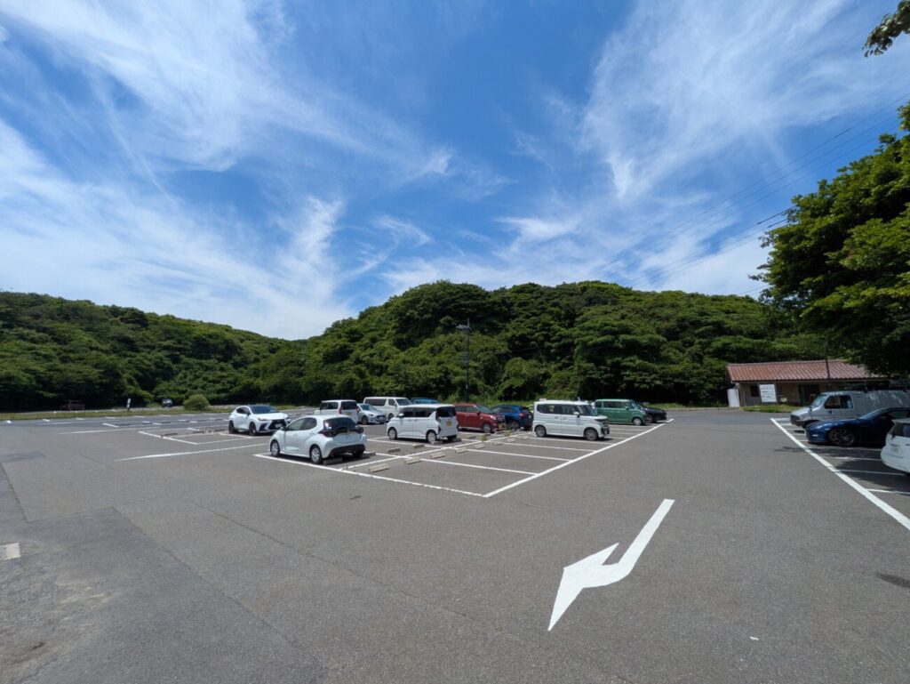 美保関灯台　駐車場