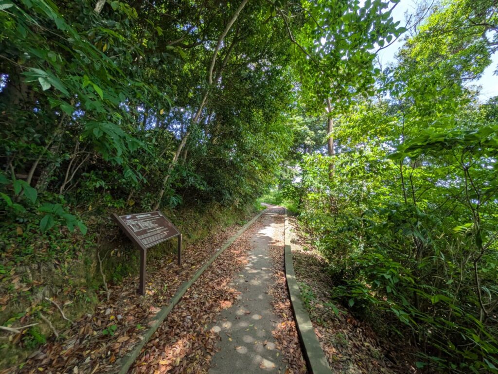 美保関灯台　遊歩道