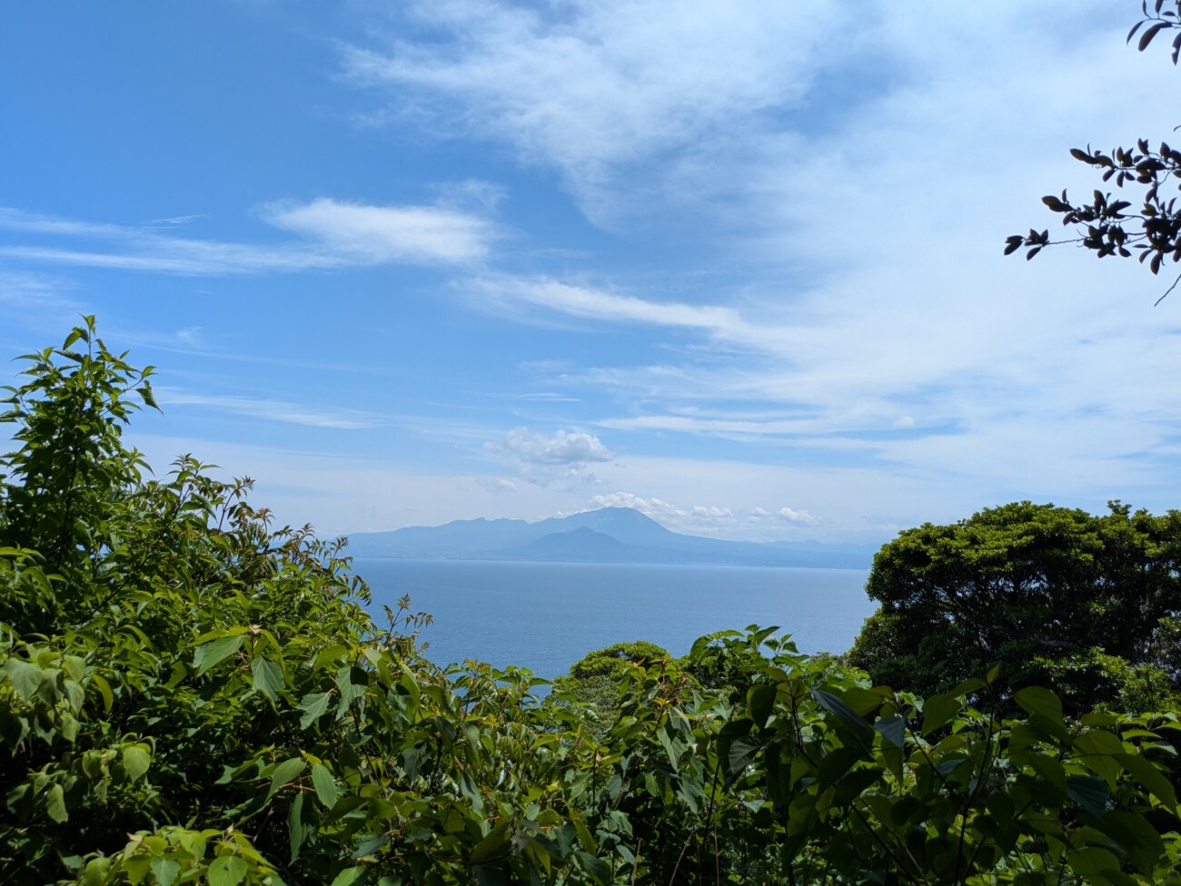 島根県側から望む大山