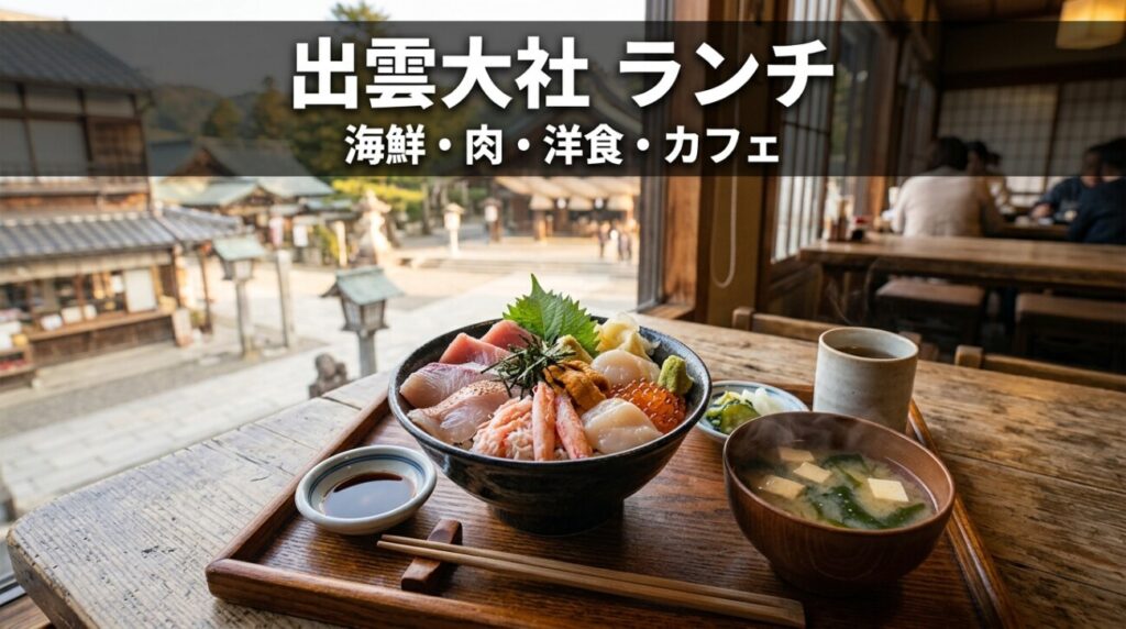 出雲大社でそば以外のランチならここ｜神門通り周辺の海鮮・肉・洋食・カフェ7選