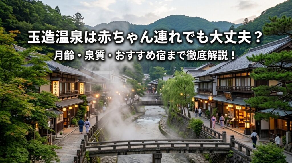 玉造温泉は赤ちゃん連れでも大丈夫？泉質・月齢・おすすめ宿まで出雲在住ライターが解説