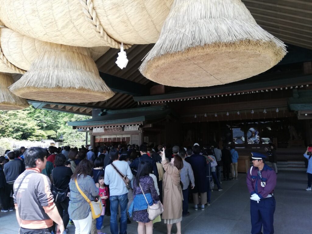 出雲大社 混雑 GW 神楽殿