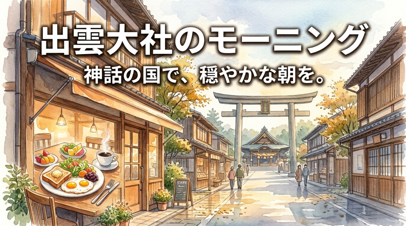 【2026年】出雲大社周辺のモーニング・朝ごはん10選|出雲市駅の朝食スポットも紹介
