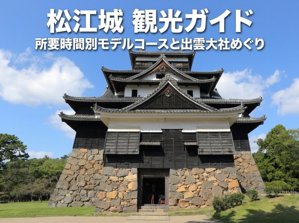 【2026年最新】松江城観光完全ガイド｜所要時間別モデルコース＆出雲大社との日帰り周遊プラン