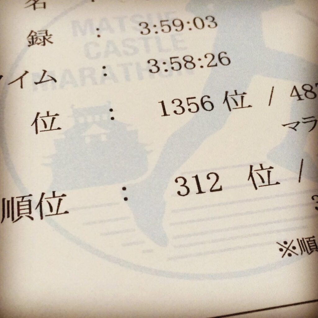 松江城マラソン
