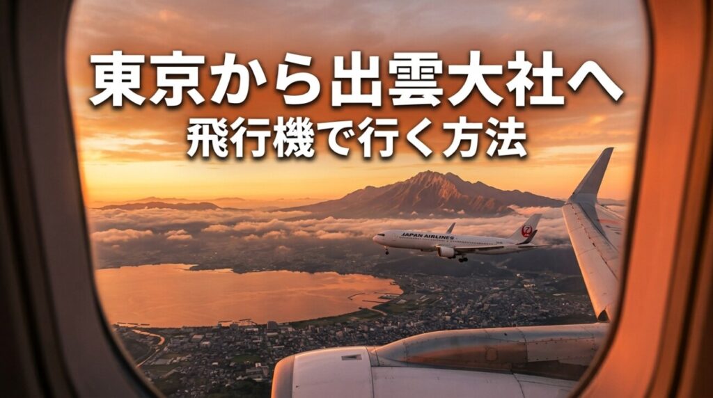 東京から出雲大社へ飛行機で行く方法｜羽田直行便の時刻表・料金と日帰りモデルコース