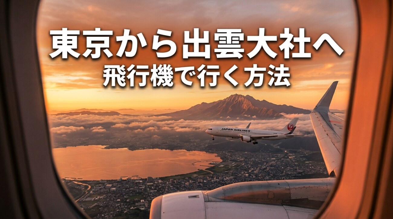 東京から出雲大社へ飛行機で行く方法｜羽田直行便の時刻表・料金と日帰りモデルコース