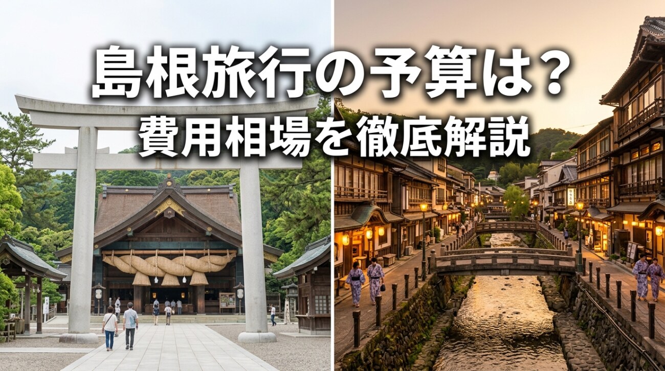 【2026年最新】島根旅行の費用相場はいくら?1泊2日・2泊3日の予算を出雲在住が徹底解説