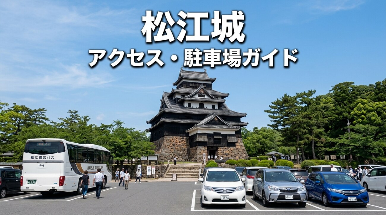松江城への行き方&駐車場ガイド|大手前・城山西の料金比較と無料駐車場情報