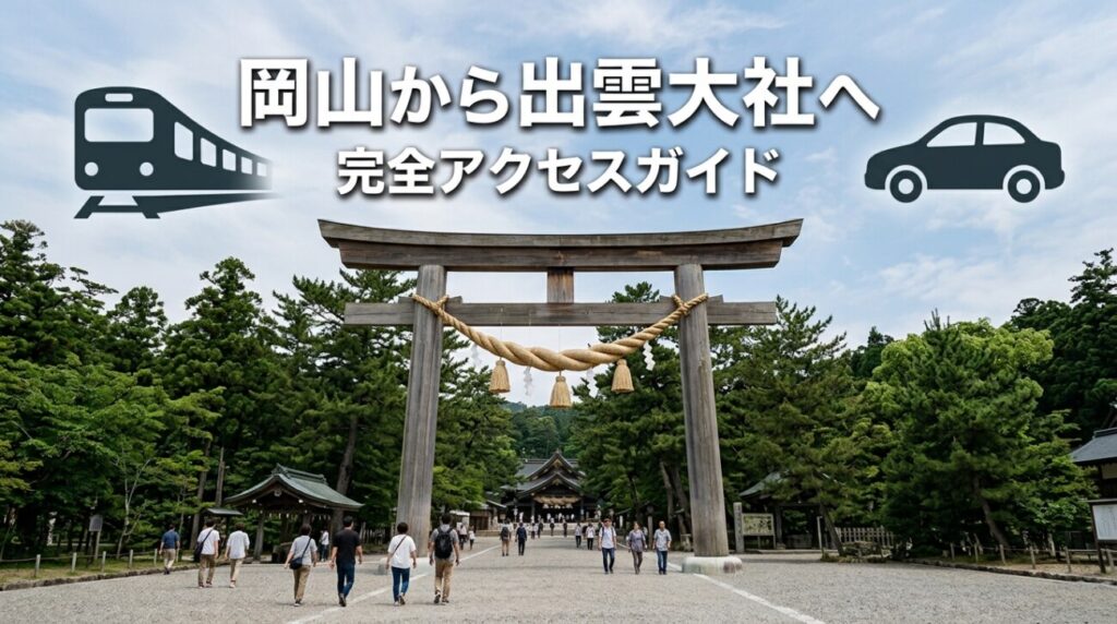 岡山から出雲大社へのアクセス完全ガイド｜電車・高速バス・車を比較【2026年最新版】