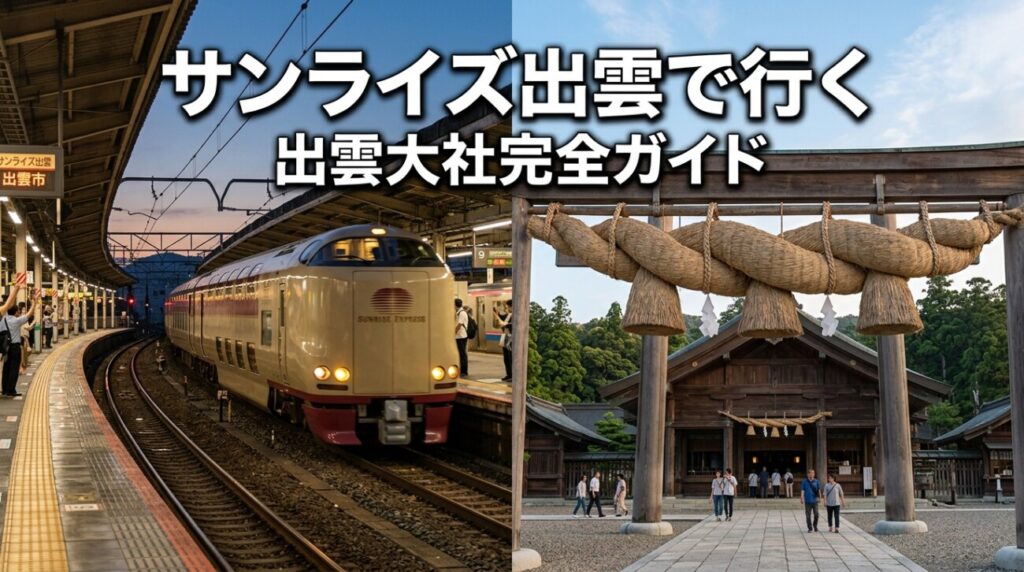 サンライズ出雲で行く出雲大社｜予約のコツから参拝ルートまで完全ガイド