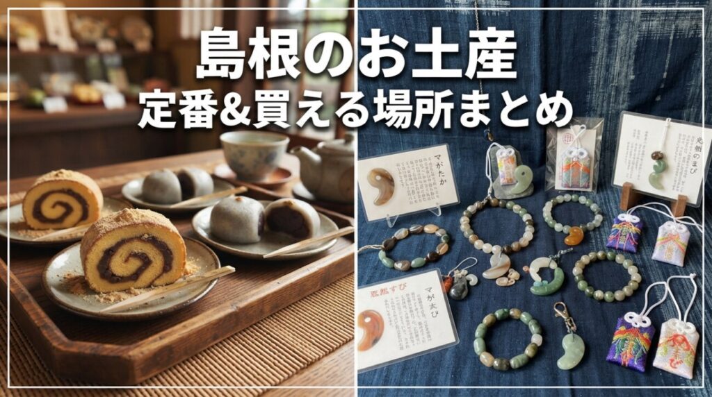 【2026年】島根のお土産おすすめ｜出雲空港・松江駅・道の駅で買える定番品