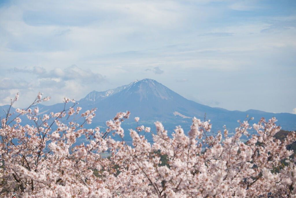 大山 米子城跡から見る大山