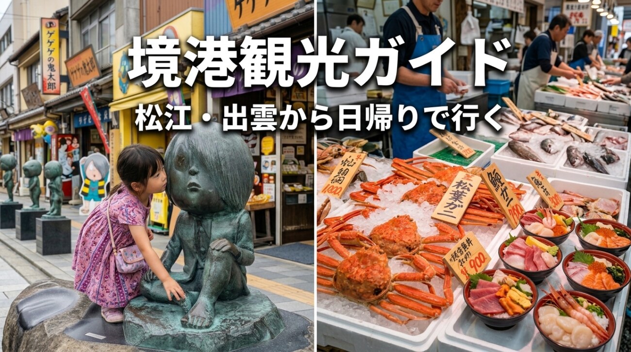 境港観光｜松江・出雲から日帰りで行く水木しげるロード＆海鮮グルメ完全ガイド
