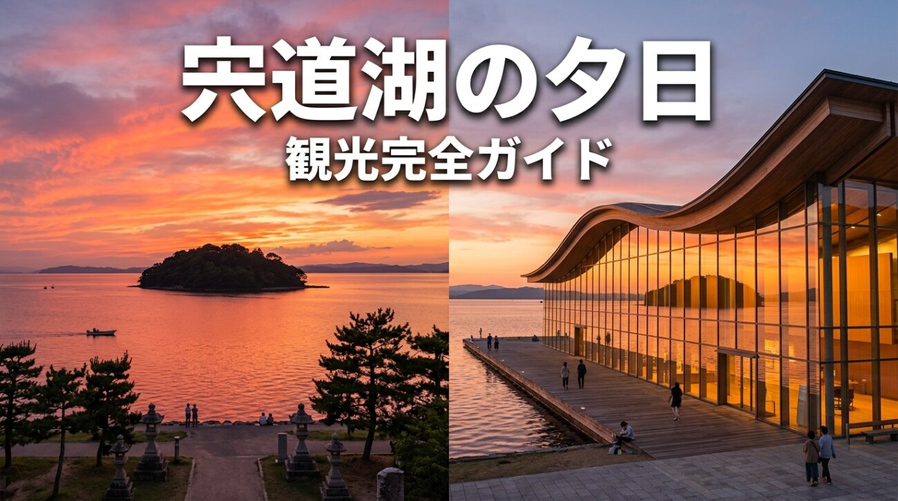 宍道湖の夕日はどこで見る？定番＆穴場スポットから観光モデルコースまで完全ガイド