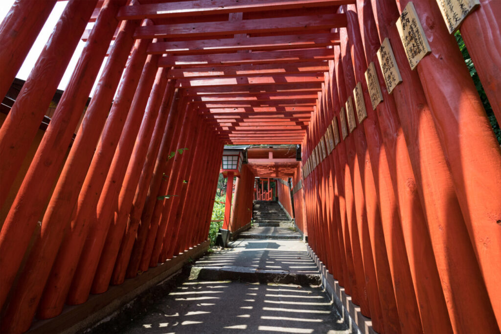 太皷谷稲成神社　鳥居