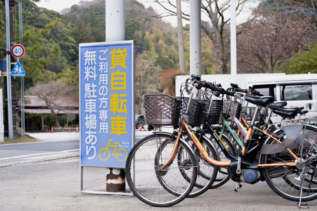 石見銀山　レンタサイクル
