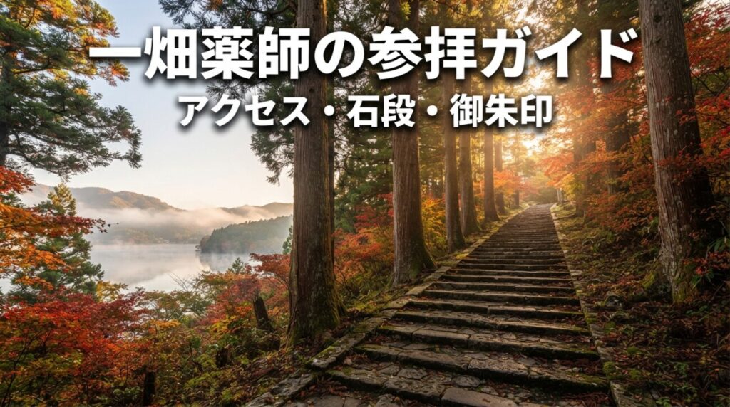 一畑薬師完全ガイド｜出雲大社とセットで回る参拝・アクセス・年中行事