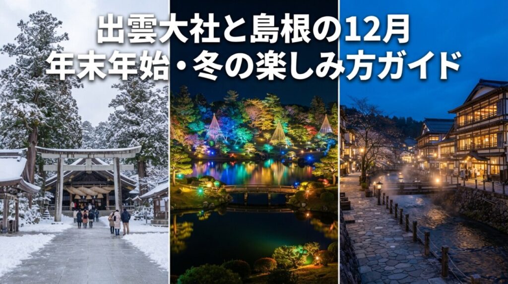 出雲大社と島根の12月観光ガイド｜年末年始・神在月明けの参拝・冬の楽しみ方